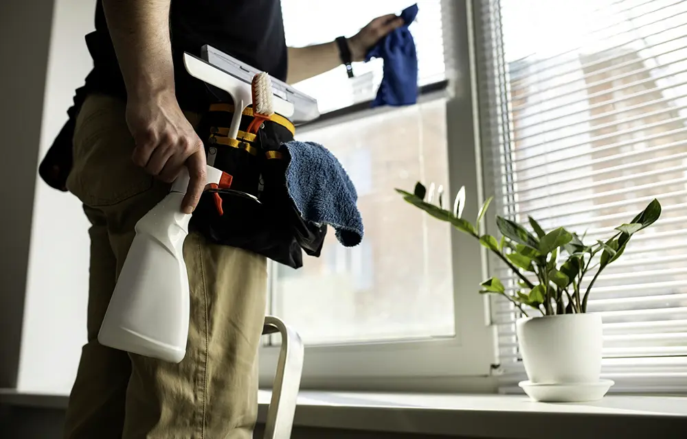 Hausmeisterdienste Fensterputzen Glasreingung 1000x640